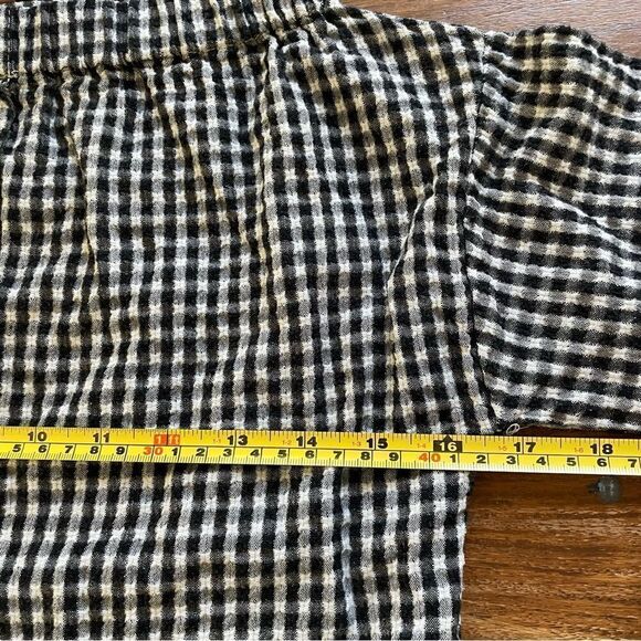 Girls Plaid Off Shoulder Spring/ Summer Blouse Cotton Size 10-12 - Picture 8 of 10